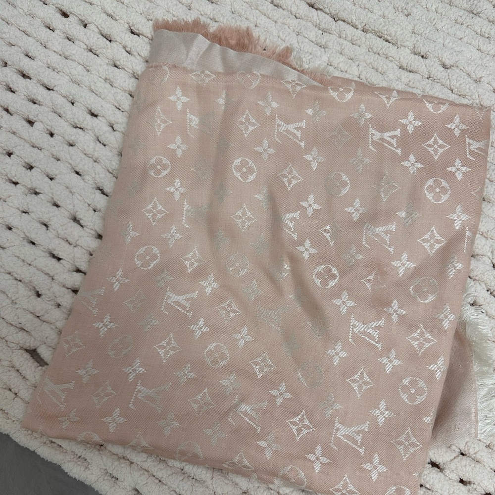 Louis Vuitton Pink Scarf